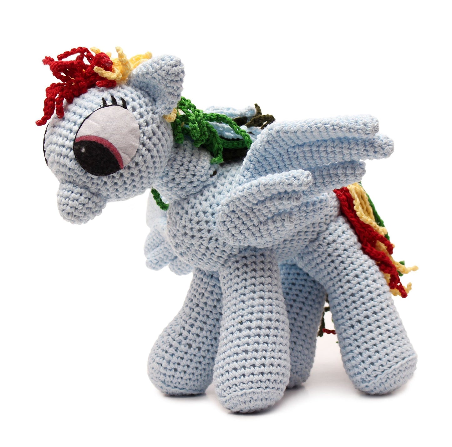 Applejack Pony Handmade Amigurumi Stuffed Toy Knit Crochet Doll VAC