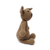 Brown Fox Handmade Amigurumi Stuffed Toy Knit Crochet Doll VAC