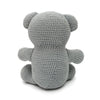 Grey Sleepy bear Handmade Amigurumi Stuffed Toy Knit Crochet Doll VAC