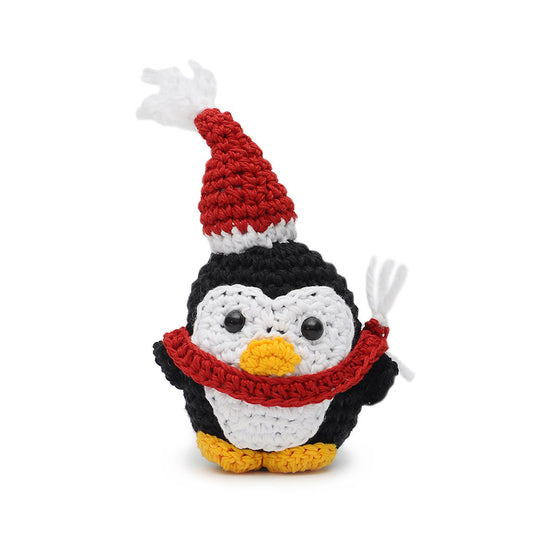 Muticolor Penguins Handmade Amigurumi Stuffed Toy Knit Crochet Doll VAC