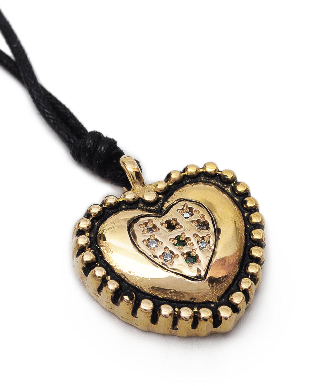 New Steam Punk Heart Handmade Brass Necklace Pendant Jewelry
