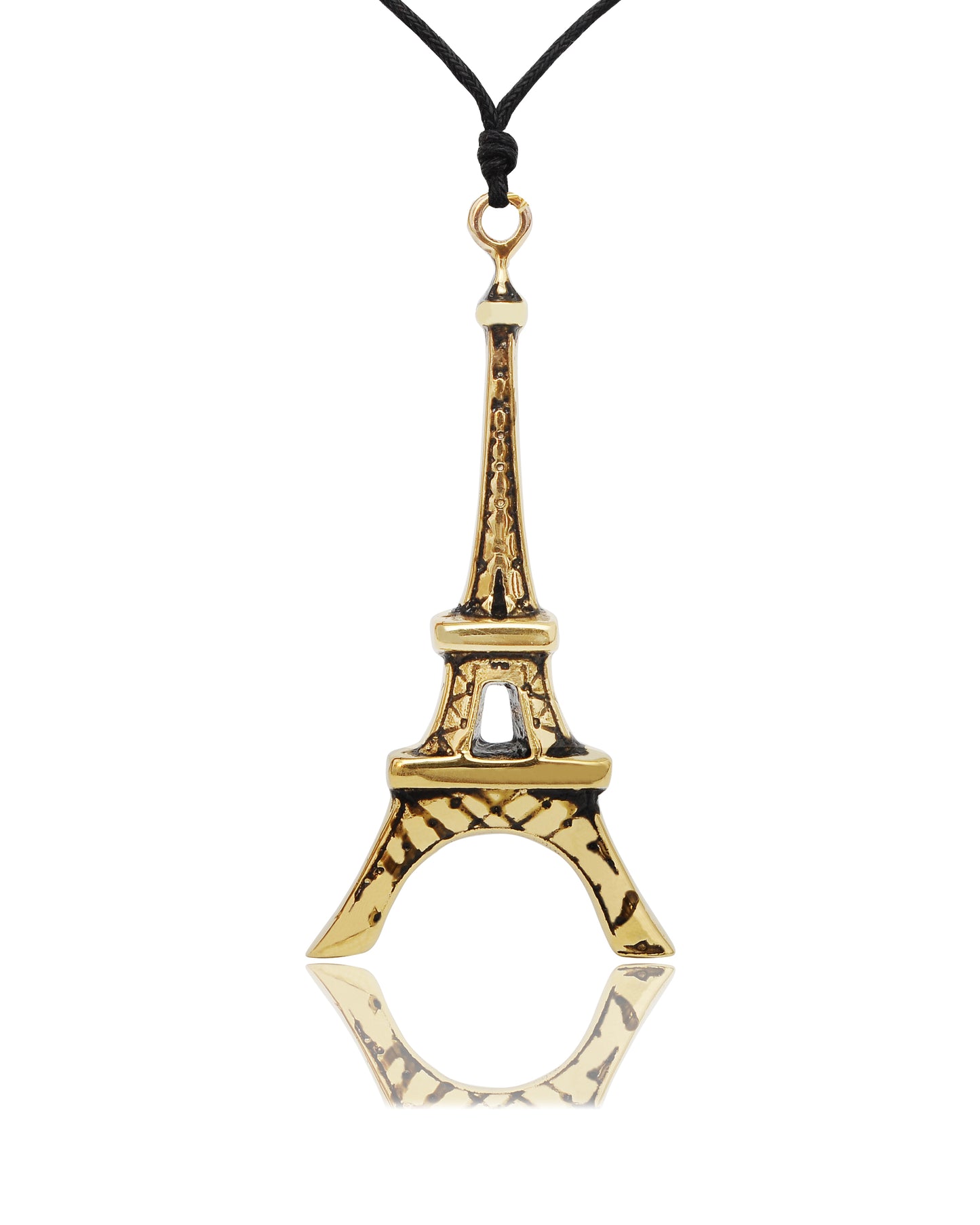 Eiffel Tower Paris Silver Pewter Necklace Pendant Jewelry