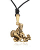 New Astrology Horoscope Sterling-silver Gold Brass Necklace Pendant Jewelry