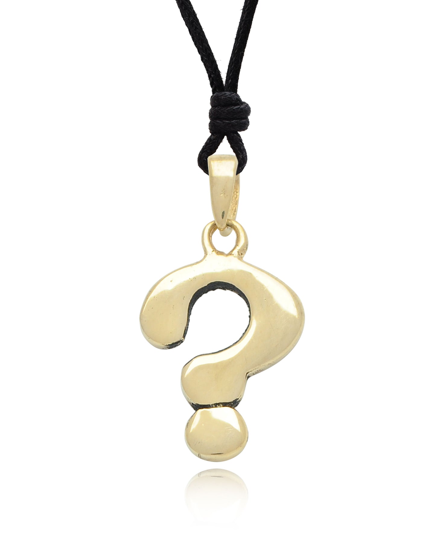 Question Mark 92.5 Sterling Silver Charm Necklace Pendant Jewelry