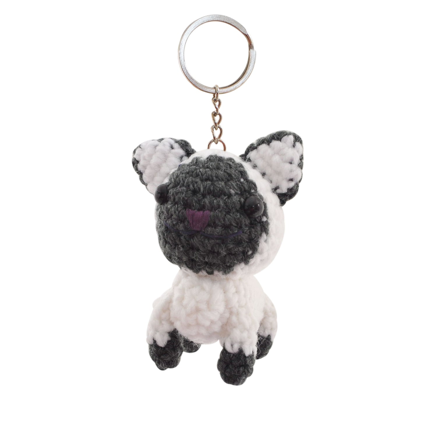 Cat Handmade Crochet Stuffed Keychains Keyrings VKC