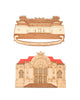 Famous Vietnamese Places Handmade Wooden Fridge Magnets Collection