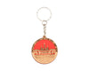 Vietnamese Symbols Handmade Circle Wooden Key Chains