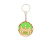 Vietnamese Symbols Handmade Circle Wooden Key Chains
