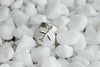 Silver ring with airplanes, 925 sterling silver, Pendant ring, Traveler's Talisman