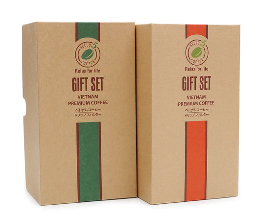 Hello 5 Vietnamese Premium Coffee 250 Grams Gift Set Organic, Deluxe