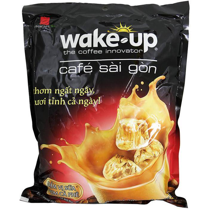 3 in1 Vietnamese Coffee Wake Up VinaCafe 24 Bags x 19 gr Instant Coffee Mix