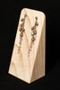 Triangle wooden earring stand